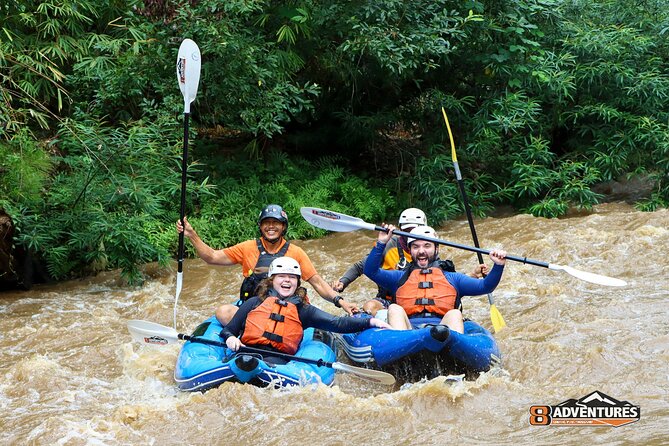 10KM Inflatable Kayaking Adventure - On the water: 10 kilometers of whitewater with rapids you can feel