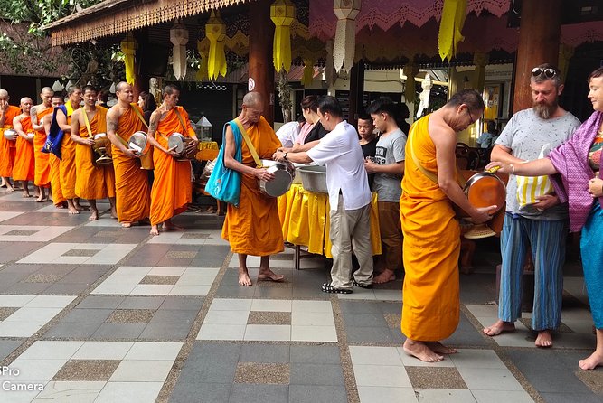 4 highlights: Sticky Waterfall/Elephants/local market /Wat Banden - The local market for insects: real street food culture, up close