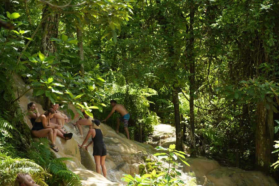 Chiang Mai: Bua Thong Sticky Waterfall & Huge Cave & Buffet - Lunch and fruit: good fuel, with one caveat for vegetarians