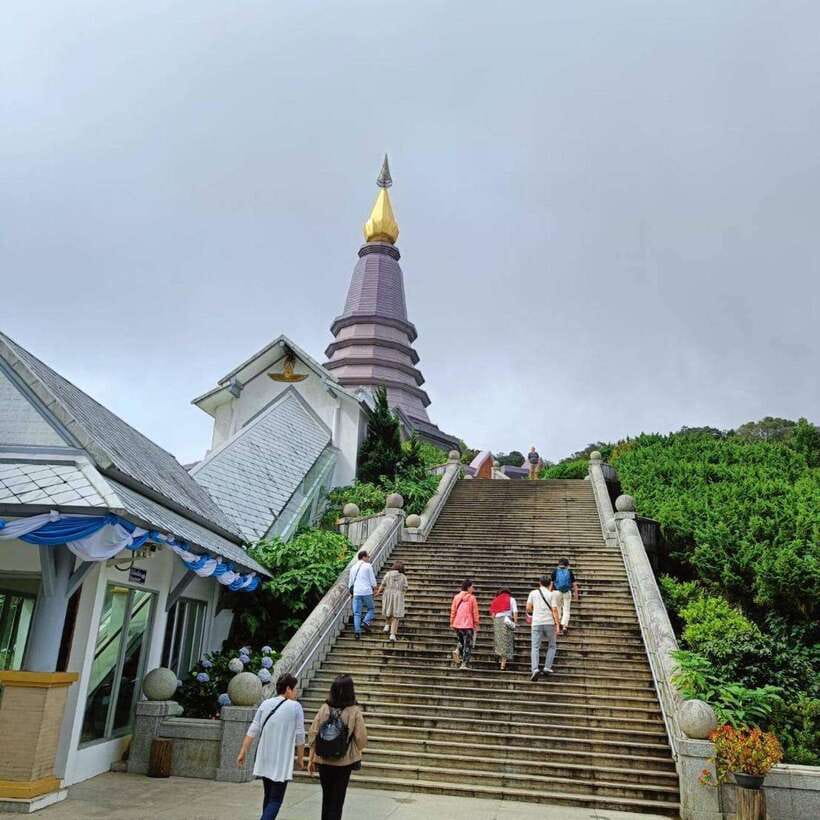 Chiang Mai: Doi Inthanon National Park & Waterfall Day Tour - Wachiratharn Waterfall: Go Ready to Get Wet