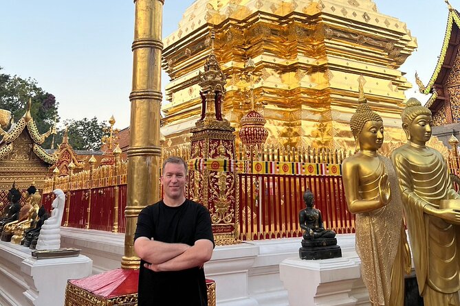 Chiang Mai - Doi Suthep Temple & Wat Pha Lat Hike - Sunrise on Doi Suthep: early light, possible chanting