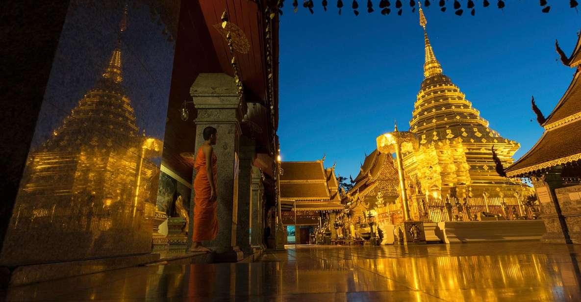 Chiang Mai: Doi Suthep & Wat Umong Twilight Tour with Pickup - Wat Umong After Dusk: Tunnels, Lanna Art, and Forest Quiet