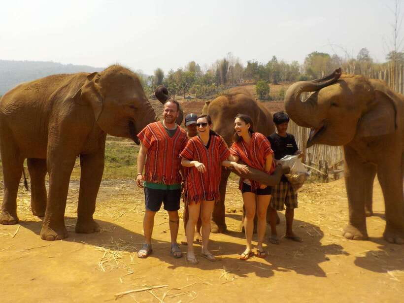 Chiang Mai: Elephant Sanctuary Local Hill Tribe Caretakers - The Mae Wang Waterfall trek: a 1-hour hike with real payoff