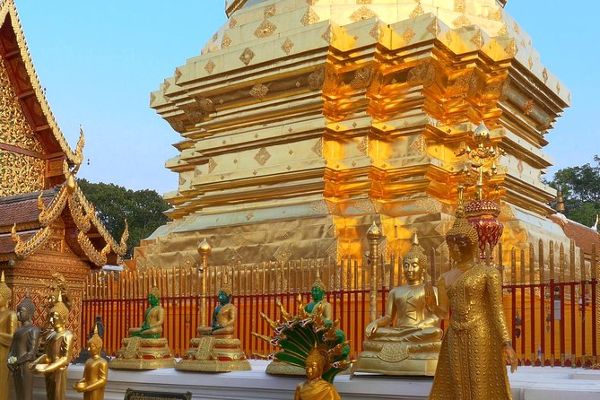 Chiang Mai Iconic Temples and City Tour - Wat Phra That Doi Suthep: the mountaintop temple with city views