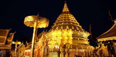 Chiang Mai:Wat Phra That Doi Suthep & Wat Umong Evening Tour - Getting to Wat Phra That Doi Suthep and the mountaintop views