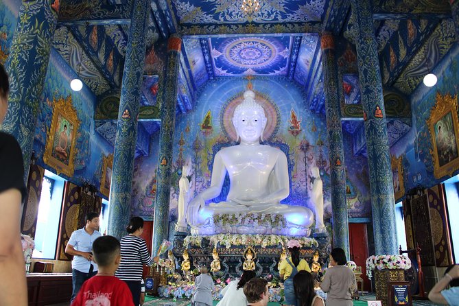 Chiang Rai Day Tour from Chiang Mai: White Temple & More w/ Lunch - Wat Rong Suea Ten (Blue Temple): short stop, strong visual story