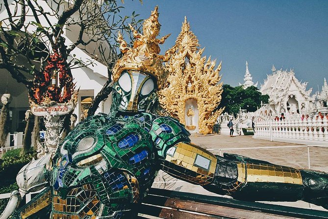 Chiang Rai One Day: White Temple, Golden Triangle, Akha Hilltribe - Wat Rong Khun White Temple: the details are the story