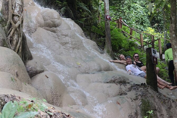 Doi Suthep Temple, Pha Lat Temple, Sticky Waterfall, Orchid farm - Sticky Waterfall (Bua Thong): climb the limestone, then cool off
