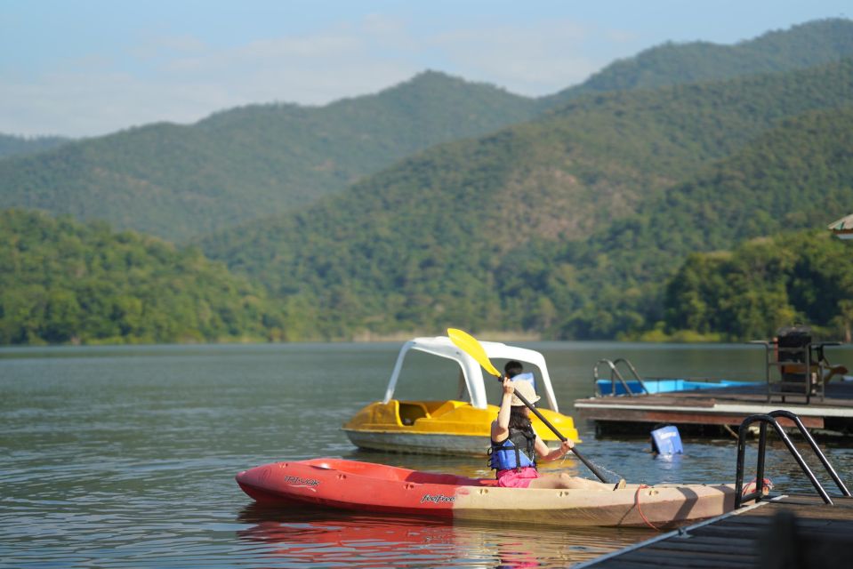 Elephant Habitat Park Feeding Entry & Rafting Van Transfer - Bamboo Rafting on the Mae Wang River: Calm, Scenic, and About 45 Minutes