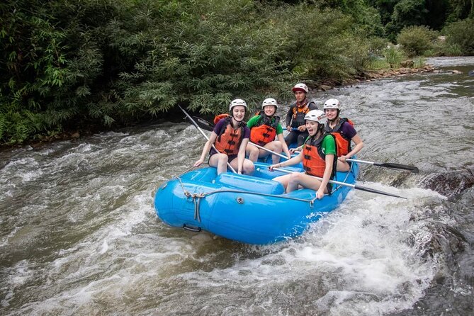 Family Rafting Adventure - The rafting route approach: avoiding big rapids while still feeling it