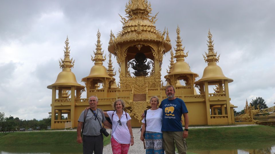 From Chiang Mai: Chiang Rai's Temples Exploration Day Trip - Wat Rong Khun (White Temple): Mirrors, Pond Reflections, and Meaning