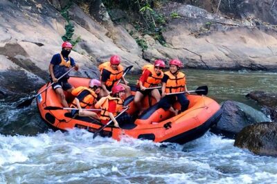 Khampan Rafting: White Water Rafting Guided Adventure in Chiang Mai - The Phachee Waterfall stop: swim, jump, slide