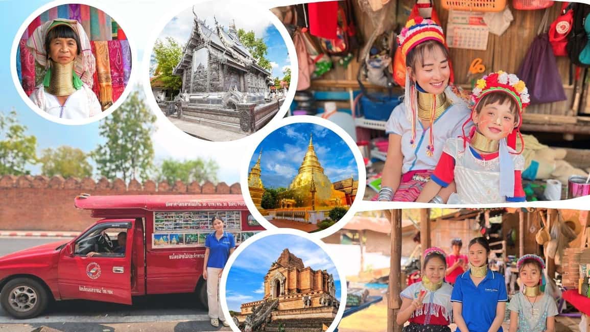 Long Neck Village, Silver Temple & Chiang Mai Top Sites - Four Hours on a Red Songthaew: The Route You Actually Feel