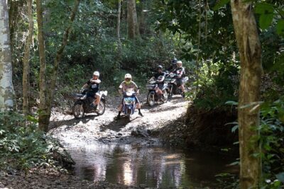 Scooter Adventure with elephants, views and FUN drive yourself - The route: from tarmac to dirt roads, plus caves, waterfall time, and temple stops
