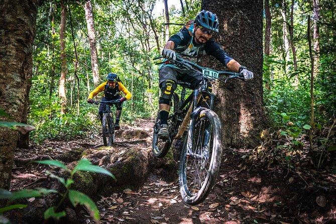 Smoke on the Water Trail Mountain Biking Tour Chiang Mai - YT Jeffsy full suspension plus safety gear: comfort with training wheels