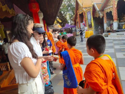 Spiritual Sunrise Wat Doi Suthep, Pha Lat, Alms & Meditation - Walking 306 Steps (or Taking the Tram): Getting Up the Hill