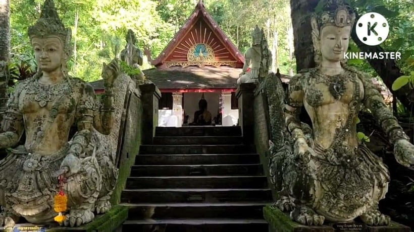Spiritual Sunrise Wat Doi Suthep, Pha Lat, Alms & Meditation - Wat Pha Lat: Jungle Temple Energy and Lanna-Myanmar Touches